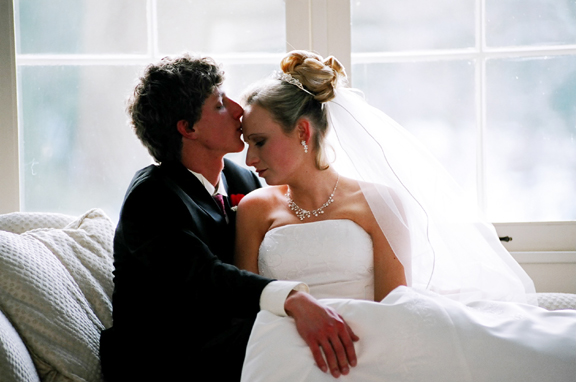 This Michigan wedding photographer shoots wedding photography with a blended family