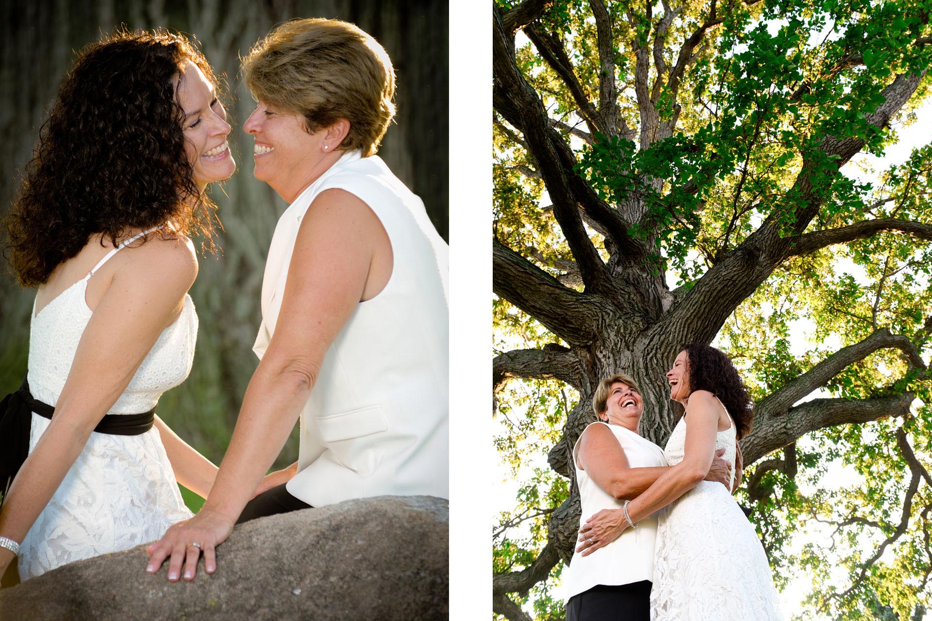Popular Detroit engagement photographer is happy to photograph LGBTQ&plus;  couples in the metro Detroit, Michigan area for engagement photography sessions.