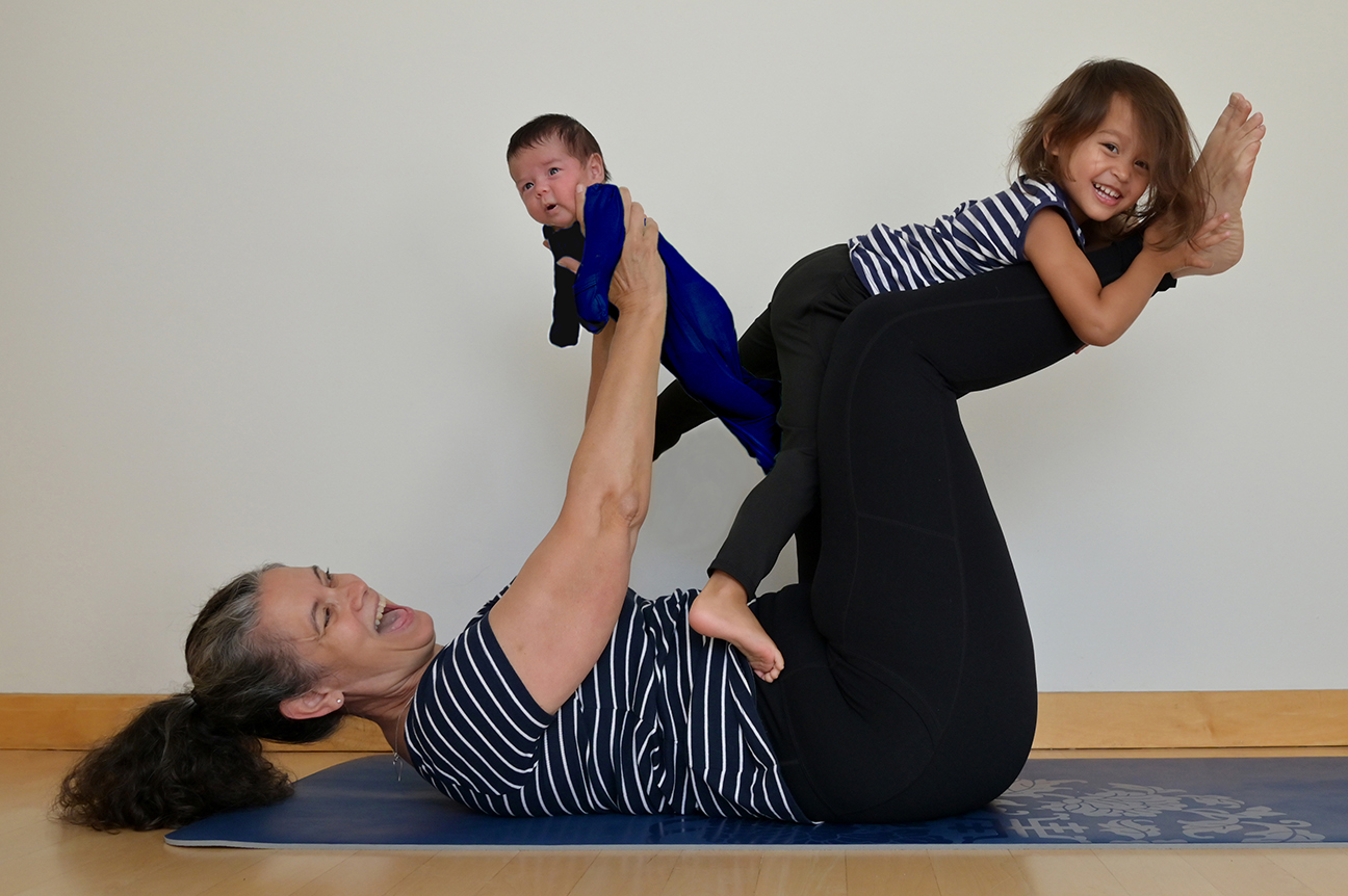 Marci Curtis family yoga