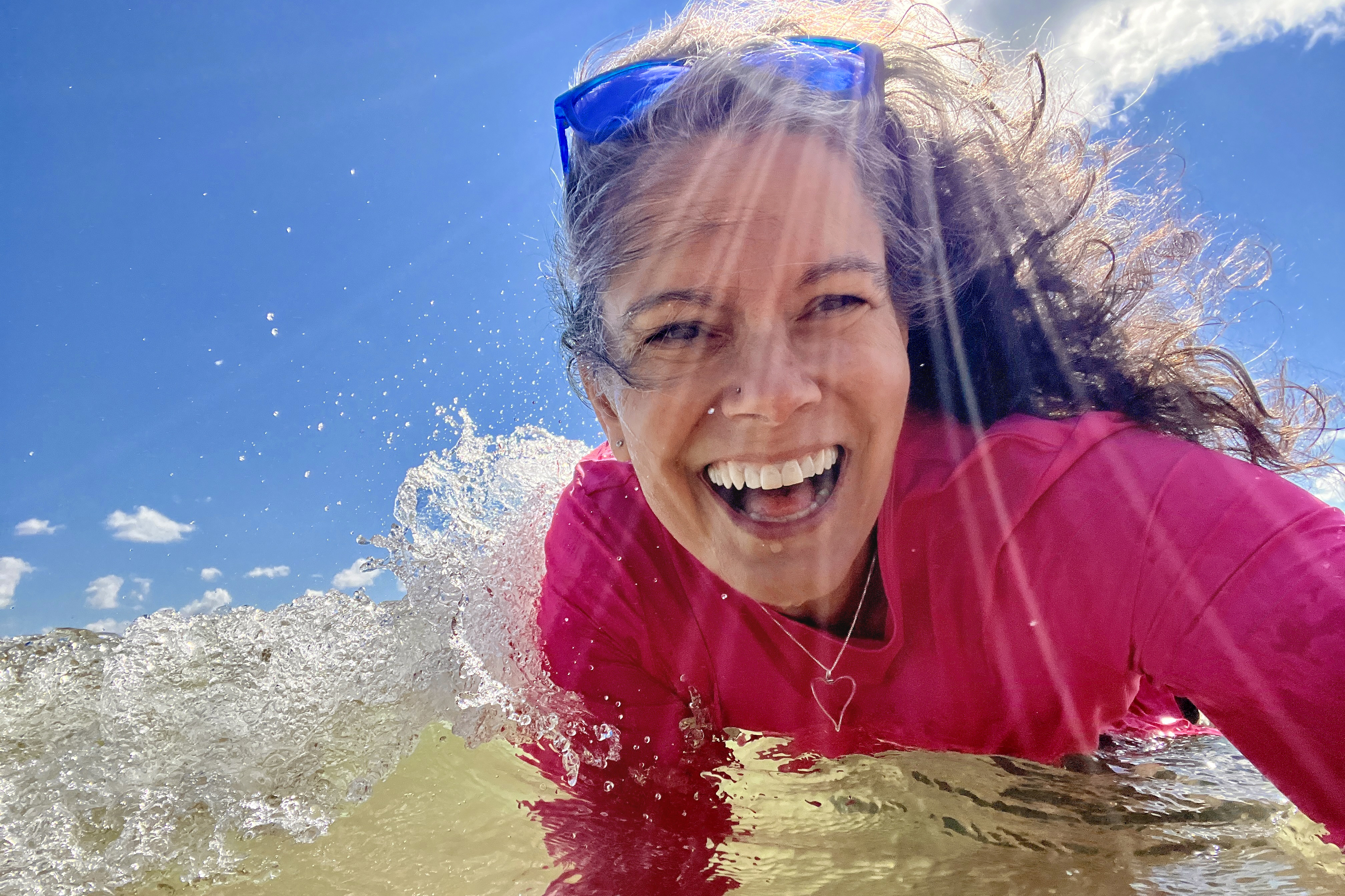 Marci Curtis in Lake Michigan