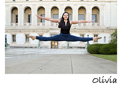 Troy High senior's portfolio of dance and theater senior picture photos taken downtown Detroit, very near Troy, Michigan.