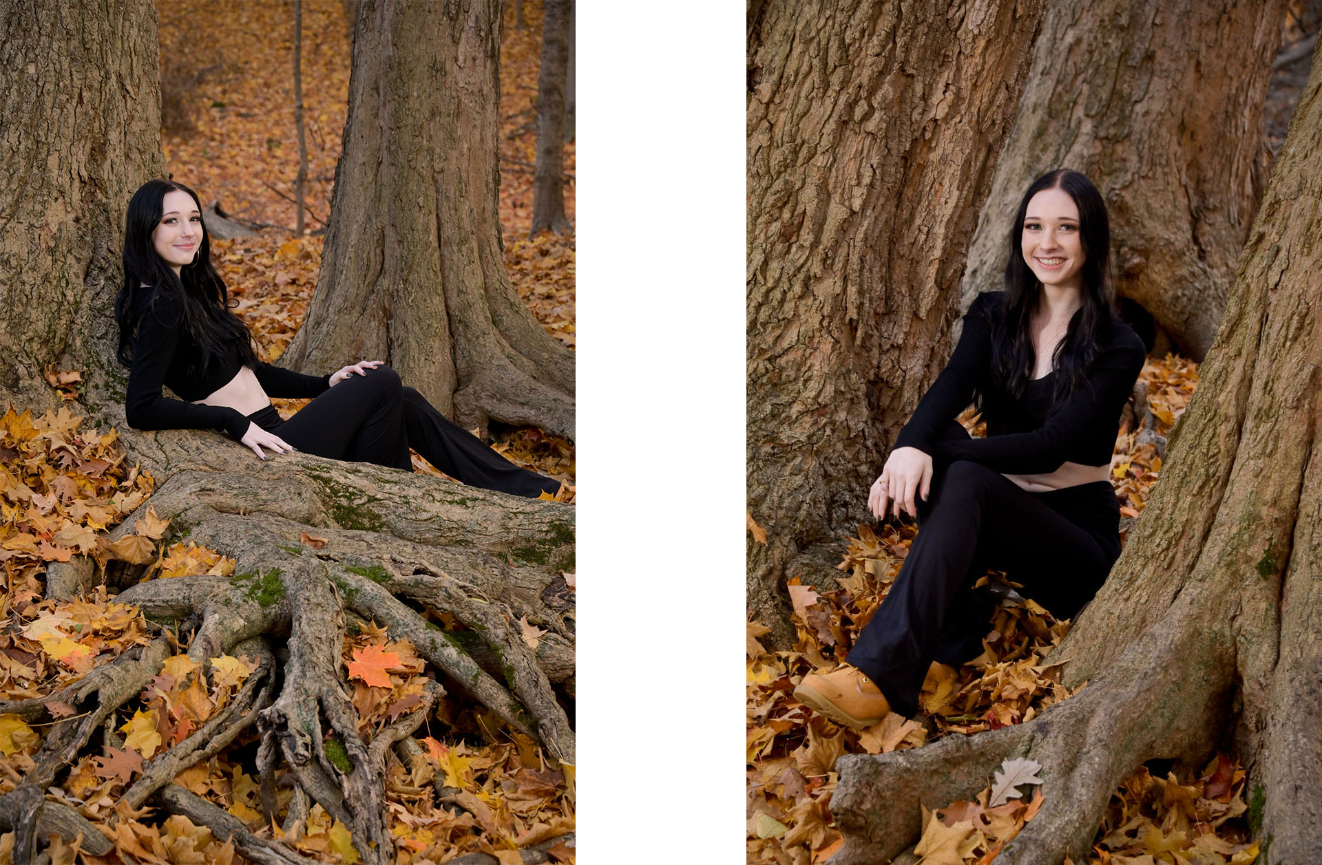 More photos of fall senior colors near Troy.