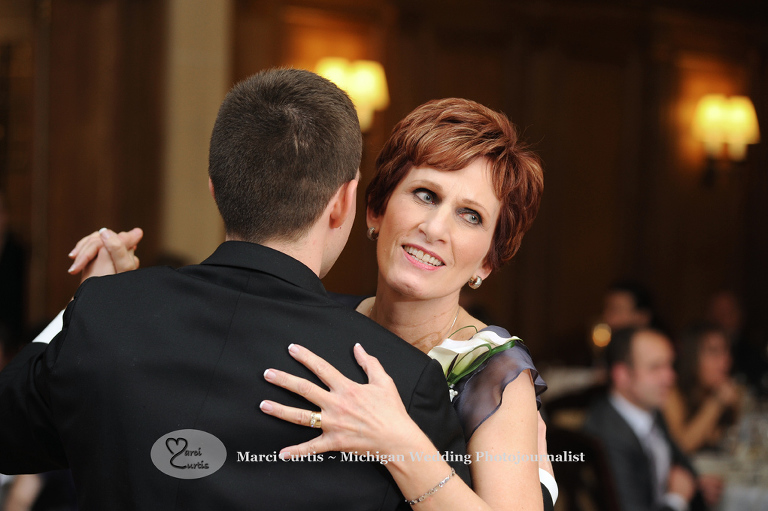 Mother Son Dance at the DAC, Detroit Athletic Club Wedding Photo