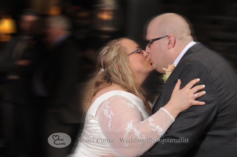 The first dance in the Raisin River Room at Wellers in Saline, Michigan.