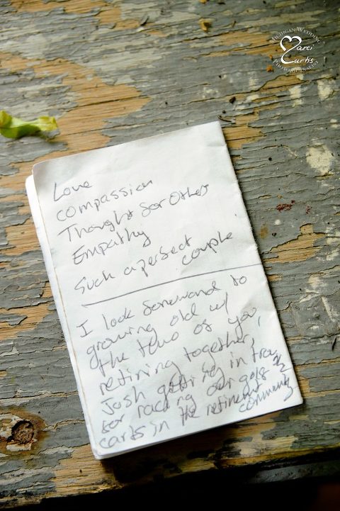 Wedding day speech written out.