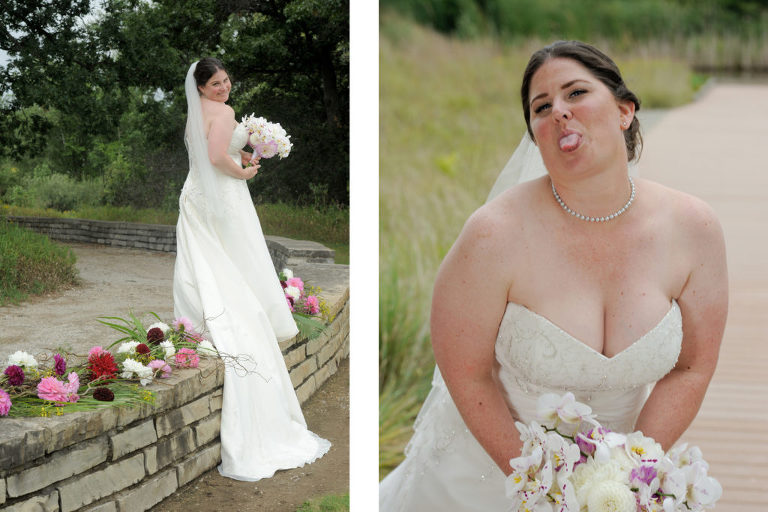 This says it all about the bride at her Indian Springs Metropark wedding in White Lake, Michigan look amazing.