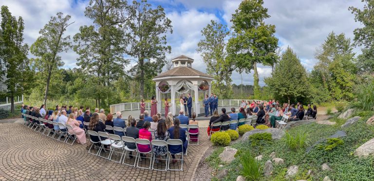 Sometimes you just need an iphone pano to set the scene for a wedding.