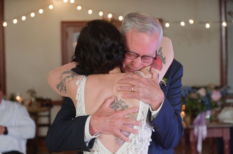 Father / daughter dance at the Eagle Tavern in Greenfield Village, at Henry Ford.