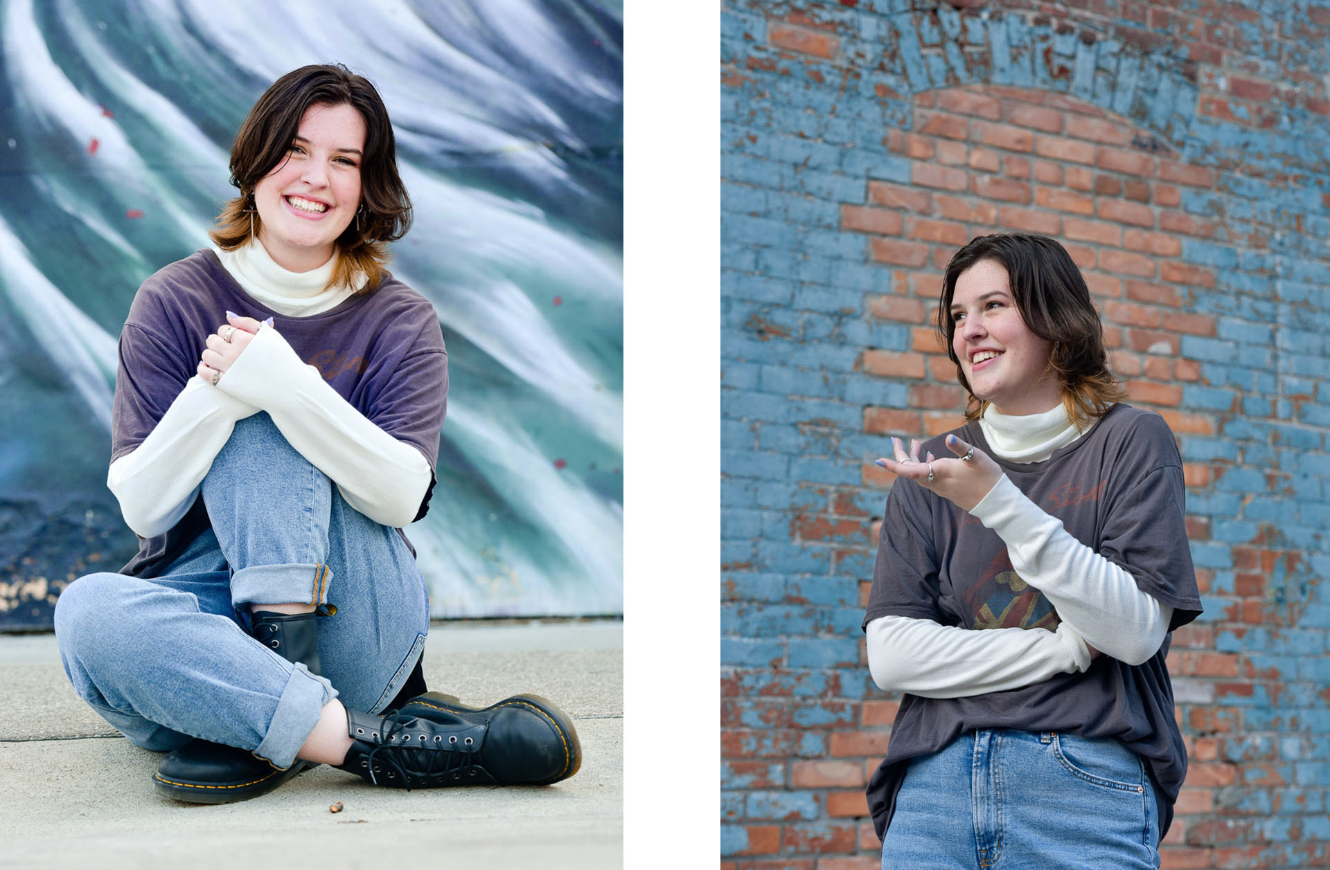 Bloomfield High school senior with blue backgrounds found downtown Detroit, Mich.