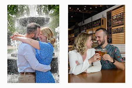 Lots of fun for this engagement session in Livonia, Michigan