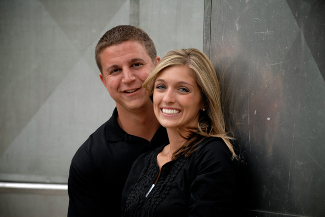 MI portrait photographer does engagement photography