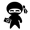 illustration of a ninja