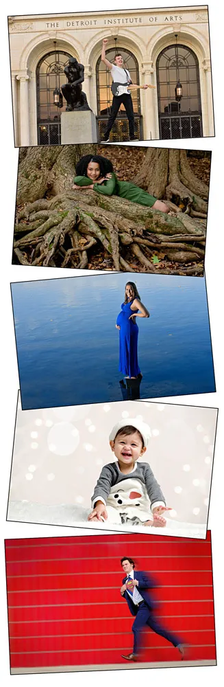 Dynamic, fun Detroit area portraits with high school seniors, babies, maternity and more. 