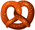 illustration of a pretzel