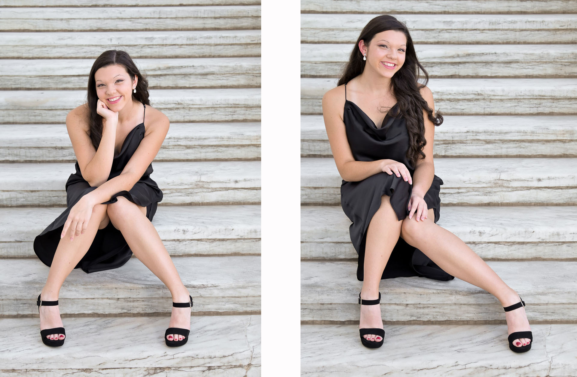 Troy, MI senior, Olivia looking cute and sophisticated at the Art Museum.