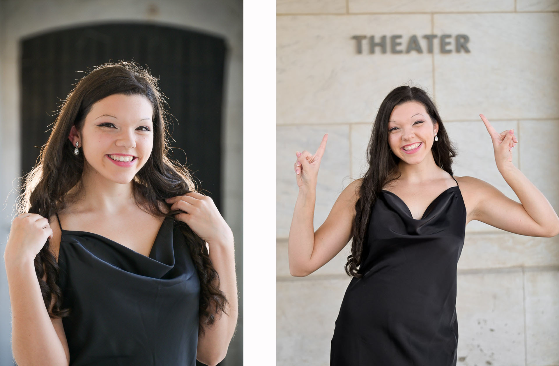 Nothing like finding signs that show your interest for this theater loving Troy High School senior, Olivia for her school pictures.