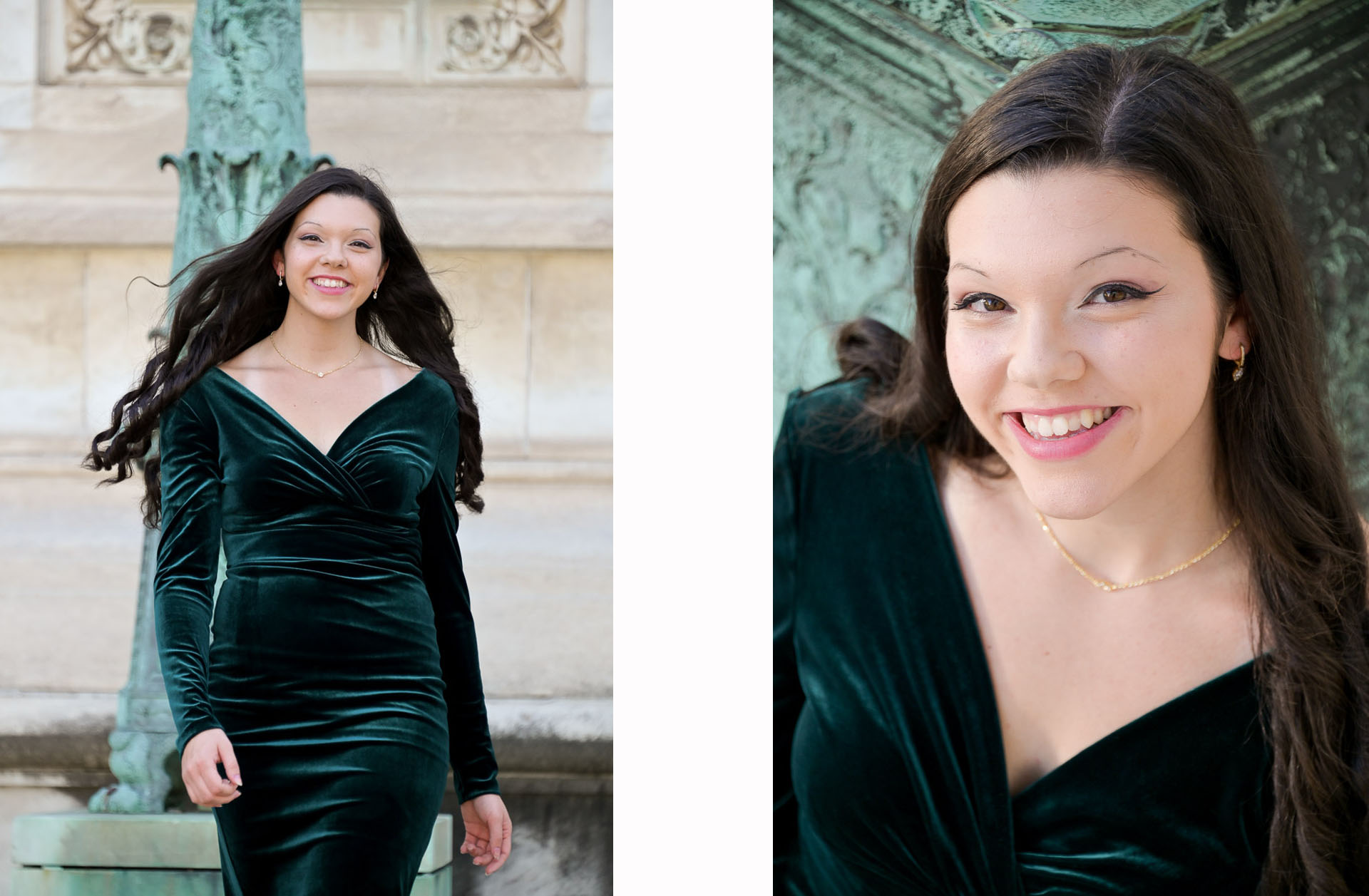 Close ups of Troy High senior, Olivia.